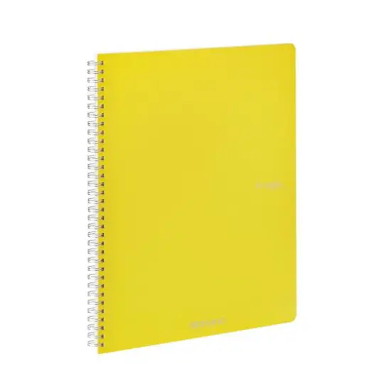 Fabriano&reg; EcoQua Original A4 Spiral-Bound Graph Notebook Yellow {4}