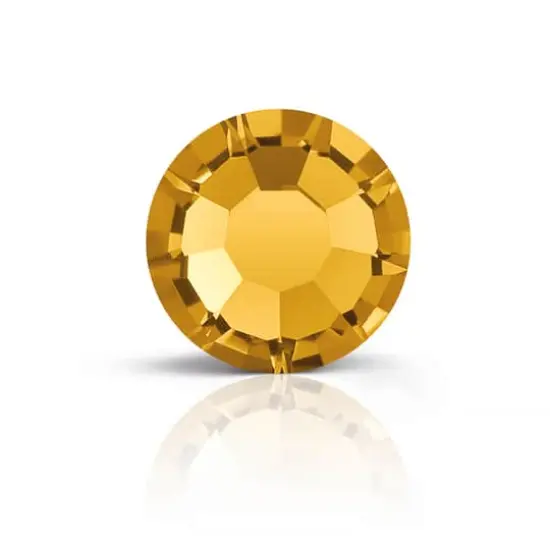 Preciosa MAXIMA SS9 Flatback Czech Crystals, 144ct. Topaz {1}