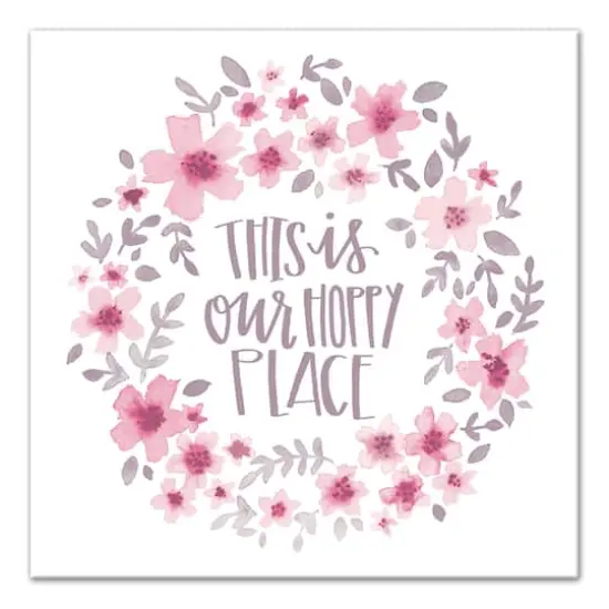 This is Our Hoppy Place Canvas Art {1}