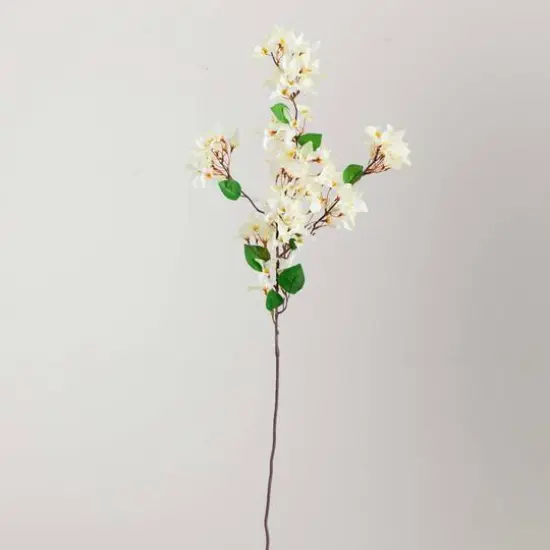 47" White Bougainvillea Flower Stems, 3ct. {9}