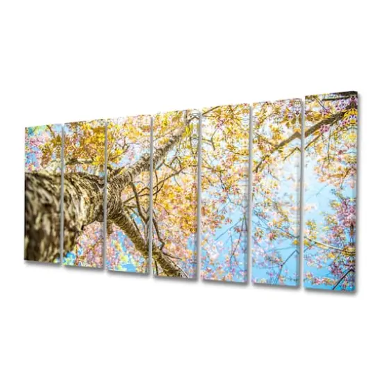 Designart - Under Branch of Yellow Cherry Tree - Trees Canvas Art Print {3}
