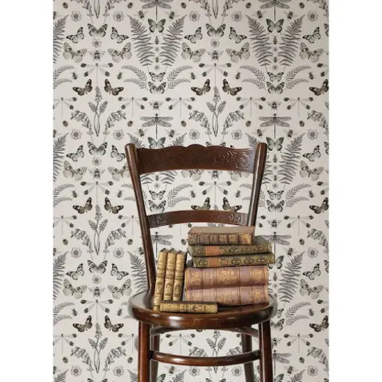 RoomMates Hidden Treasures Peel & Stick Wallpaper White {6}