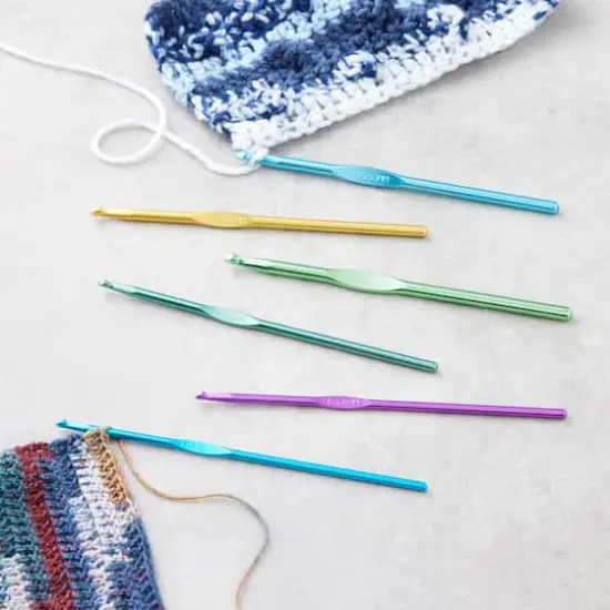 Anodized Crochet Hook Set by Loops & Threads&reg;, E-J {3}