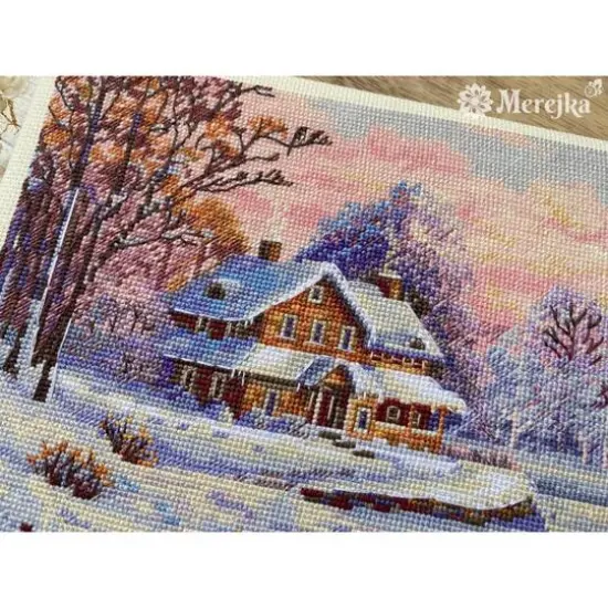 Merejka The First Snow Counted Cross Stitch Kit {6}