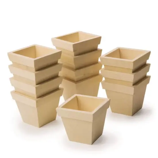 S&S&reg; Worldwide Mini Wood Planter Kit {3}