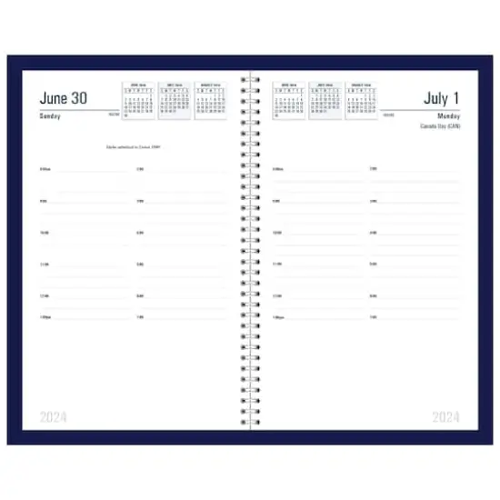 House of Doolittle&reg; Blue Recycled Daily Educational Planner {3}