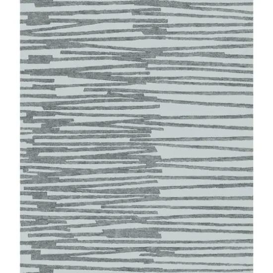 RoomMates Burundi Thatch Peel & Stick Wallpaper White/Gray {2}