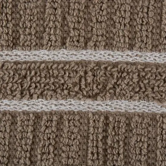 DII&reg; J&M Mocha Ribbed Terry Dishtowel & Dishcloth Set {7}
