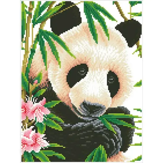 Diamond Dotz® Intermediate Panda Prince Diamond Painting Kit {3}