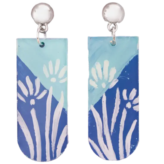 Faber-Castell&reg; Painted Acrylic Earrings {8}