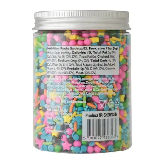 PME Cake Sweet Street&reg; 7.3oz. Sprinkle Mix Neon Rave {5}