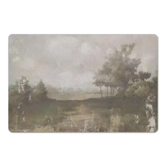 18" x 27" Vintage Landscape Floor Mat {1}
