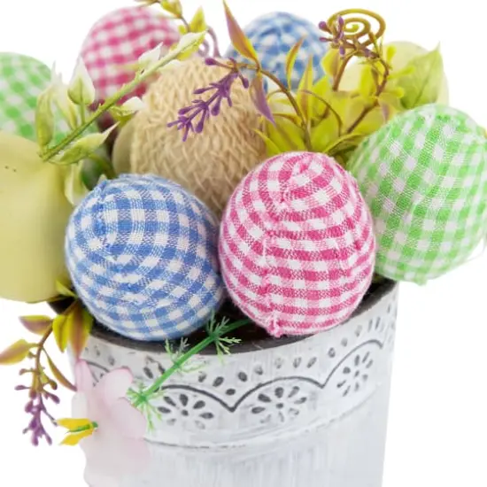 7" Easter Egg Spring Potted Floral Arrangement {6}
