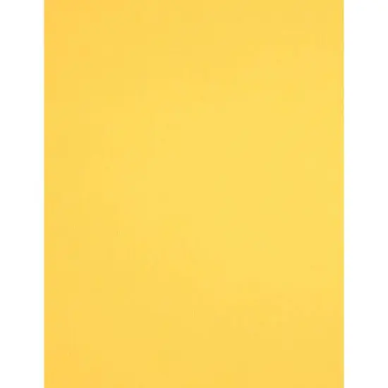 PA Paper&trade; Accents 8.5" x 11" Lemonade 74lb. Canvas Cardstock, 25 Sheets {1}