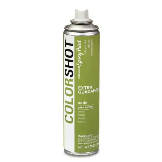 COLORSHOT&reg; Premium Satin Spray Paint Extra Guacamole {5}