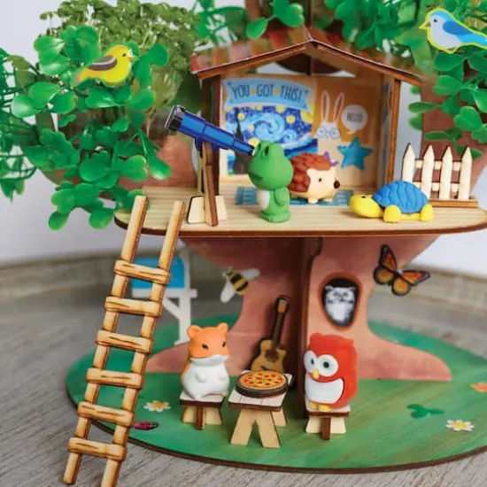 Creativity for Kids&reg; Build & Grow Tree House Kit {7}