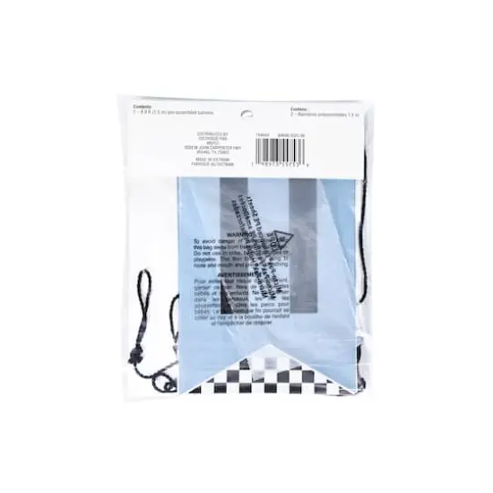 5ft. Blue Happy Birthday Racing Banner Set by Celebrate It&trade; {4}