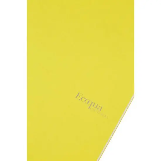 Fabriano&reg; EcoQua Original A5 Graph Staple-Bound Notebook Yellow {5}