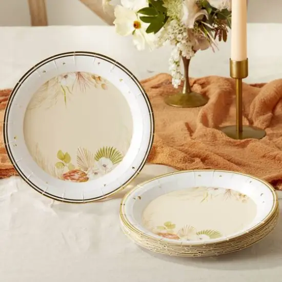 Kate Aspen 7" Boho Premium Paper Plates Set, 16ct. {5}