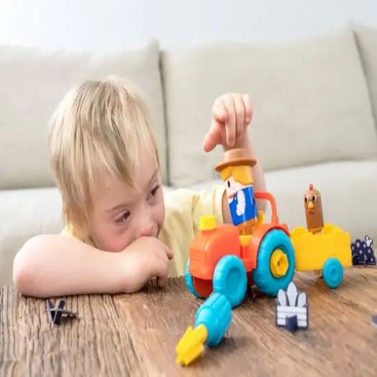 Educational Insights Design & Drill Bolt Buddies Tractor {6}