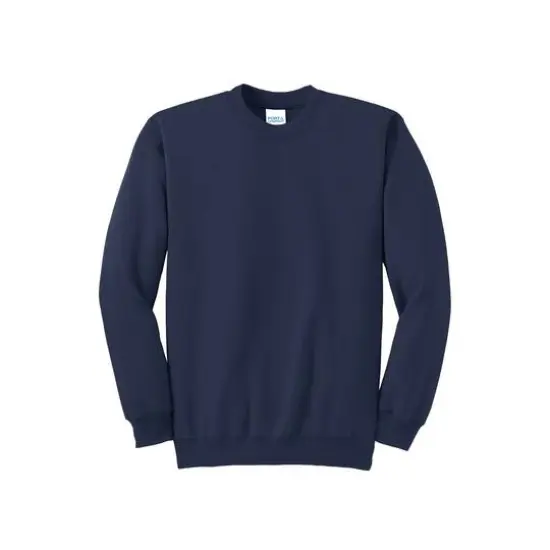 Port & Company&reg; Essential Fleece Crewneck Sweatshirt Navy {1}
