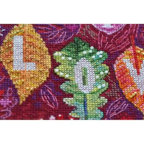 Abris Art Colorful Autumn Cross Stitch Kit {4}
