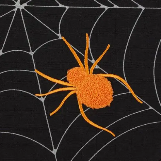 DII&reg; Spooky Spiderweb Embellished Round Placemats, 4ct. {5}
