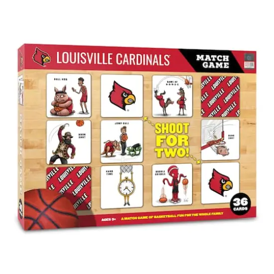 College Team Licensed Memory Match Game Louisville Cardinals {1}