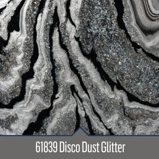 FolkArt&reg; Drizzle&trade; Pre-Mixed Acrylic Pouring Paint, 9oz. Disco Dust Glitter {3}