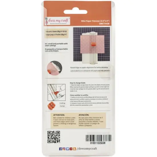 Dress My Craft&trade; 6" Mini Paper Trimmer {4}