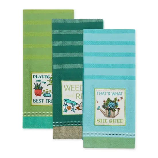 Assorted Weed It Embellished Dishtowel (Set of 3) {4}
