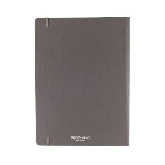 Fabriano® EcoQua Plus A4 Lined Hidden Spiral-Bound Notebook Gray {6}