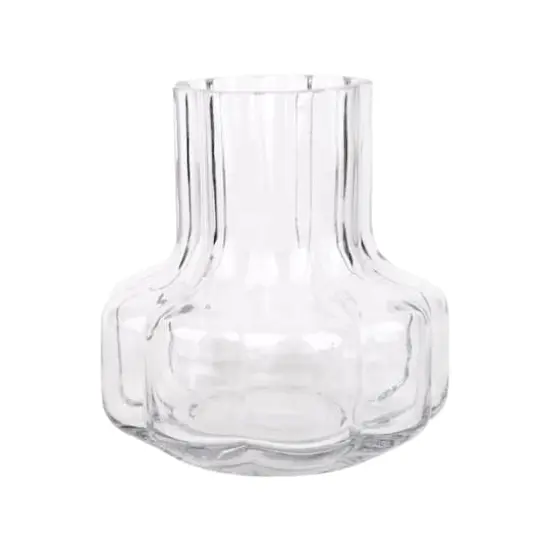 6" Clear Ribbed Glass Vase by Ashland&reg; {1}