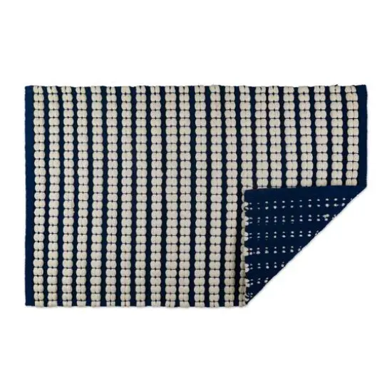 DII&reg; Navy Braided Stripe Rug, 2ft. x 3ft. {1}