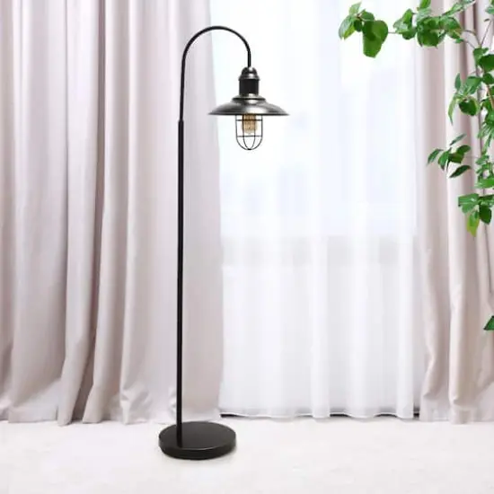 Lalia Home Modern Farmhouse 1 Light Floor Lamp Restoration Bronze {3}