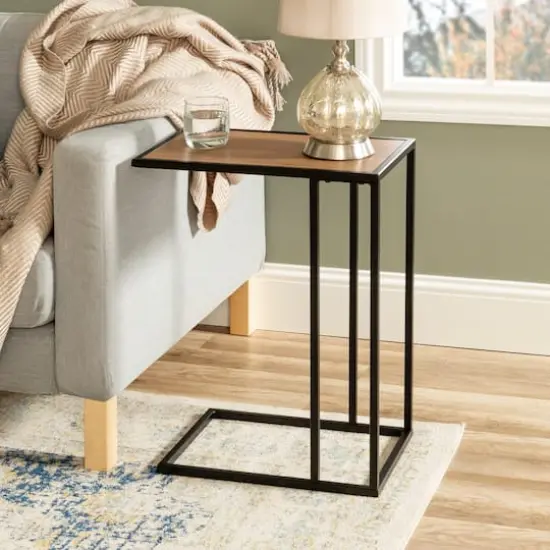 Walker Edison Modern End C Table Mocha {5}