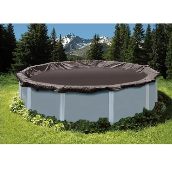 Swim Central 18ft. Black Deluxe Above Ground Swimming Pool Closing Leaf Net Cover {4}