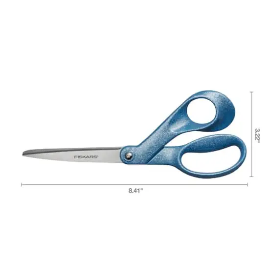 Fiskars&reg; Explore 8" Digital Cloud Glitter Scissors {5}