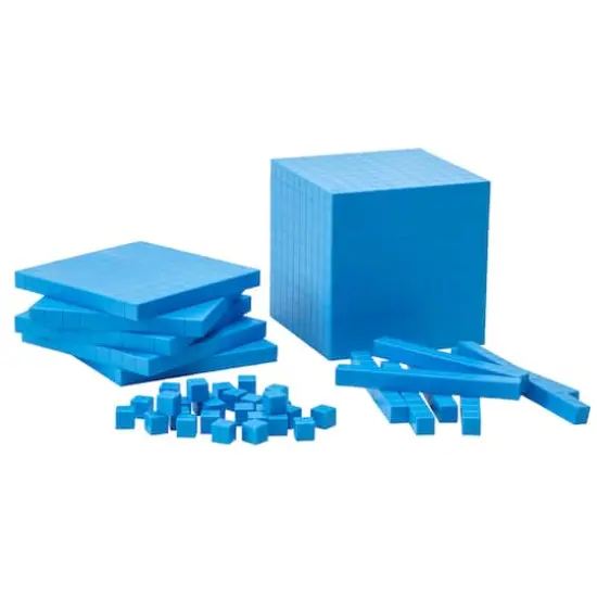 Didax&reg; Base Ten Blocks Small-Group Set, 161 Pieces {3}
