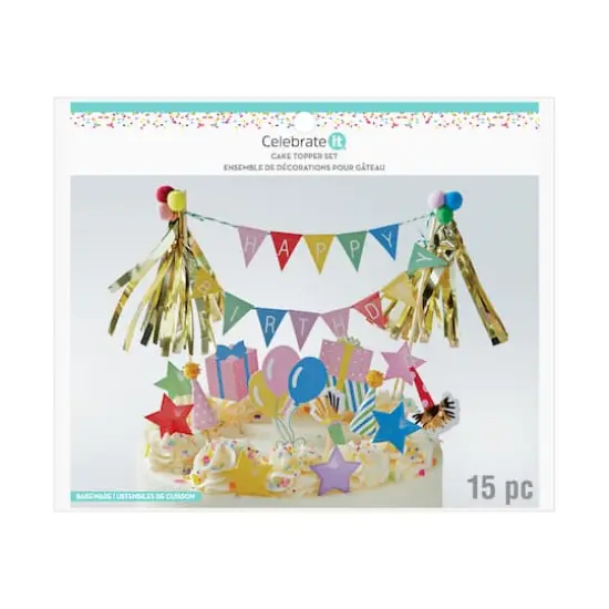 Happy Birthday Cake Topper Set by Celebrate It&trade; {4}