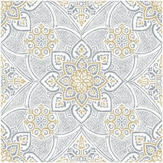 FloorPops Decora Blue Peel & Stick Floor Tiles {1}