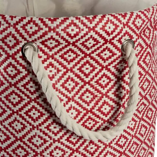 DII&reg; Large Round Geo Diamond Paper Bin Rust {5}