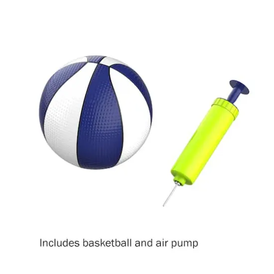 Toy Time Pool Basketball Hoop Set {7}