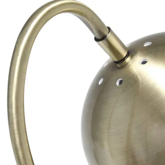 Lalia Home 20" Curved Table Lamp with Dome Shade Antique Brass {8}