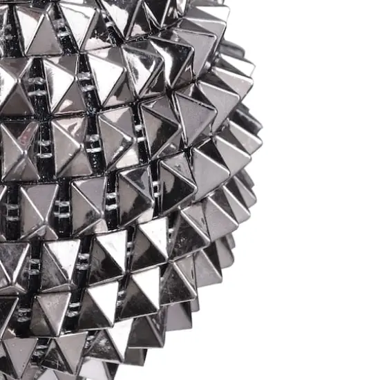 4" Silver Spikes Ball Ornament by Ashland&reg; {6}