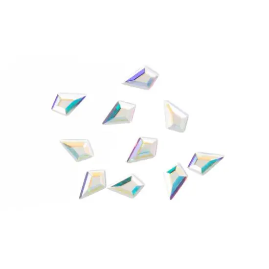 6.4mm Crystal AB Kite Glue-On Austrian Crystals by Bead Landing&trade;, 10ct. {7}