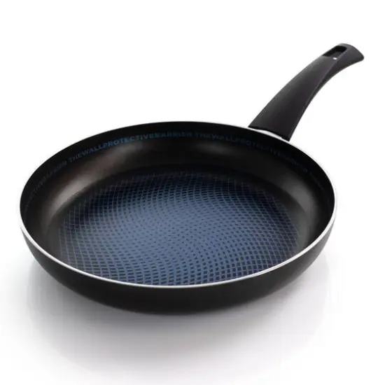 Gibson Home&reg; Piletti 10'' Aluminum Frying Pan Blue and Black {8}