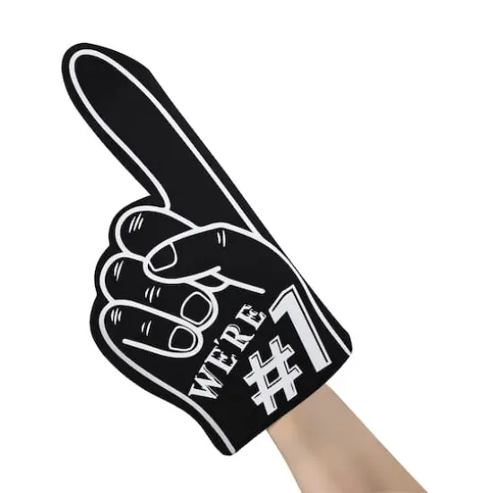 18" Black No.1 Foam Finger by Celebrate It&trade; {4}