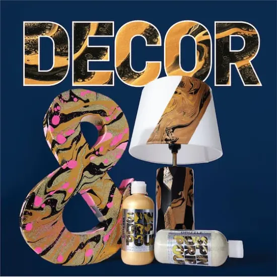 FolkArt&reg; Drizzle&trade; Pre-Mixed Fluid Pouring Acrylic Paint, 17.6oz. Pitch Black {12}