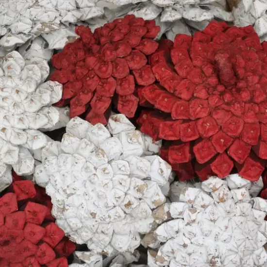 18" Patriotic Pinecones Wreath {5}